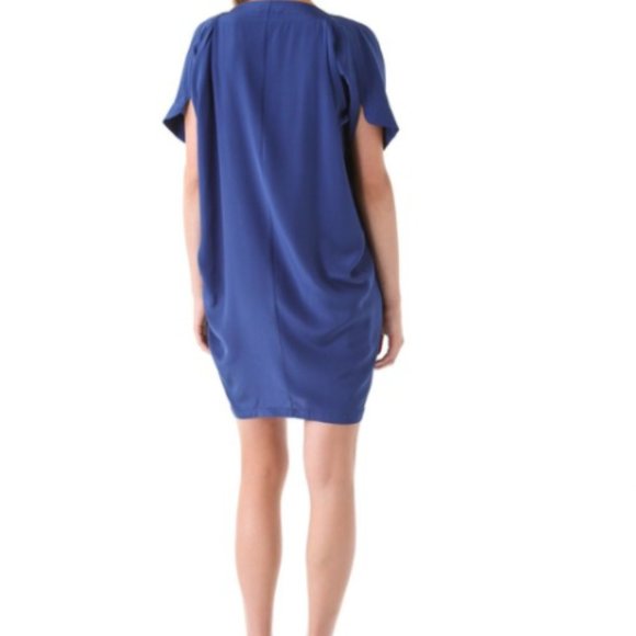 *LAST CHANCE* Vince Royal Blue Draped Dress - Picture 5 of 6